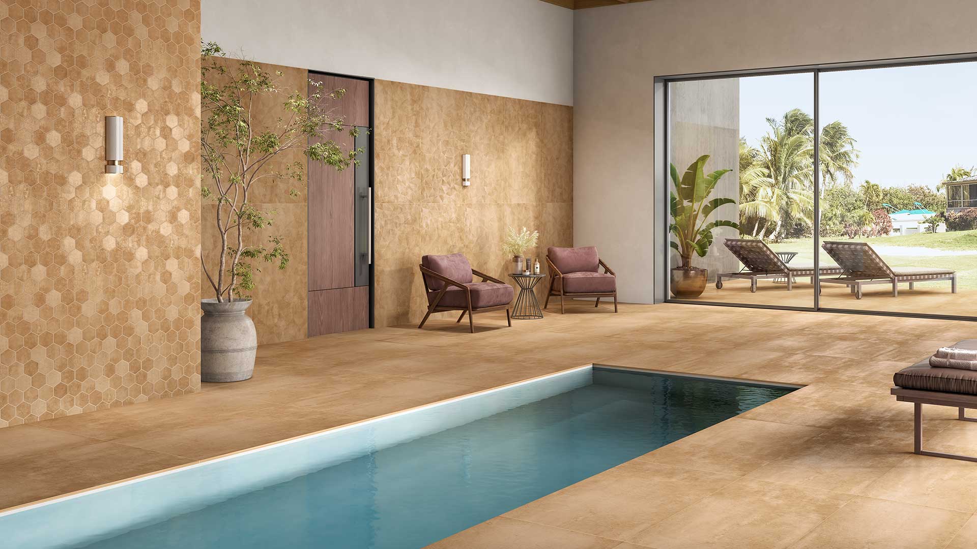 CORTEN RUST HEXAGONE